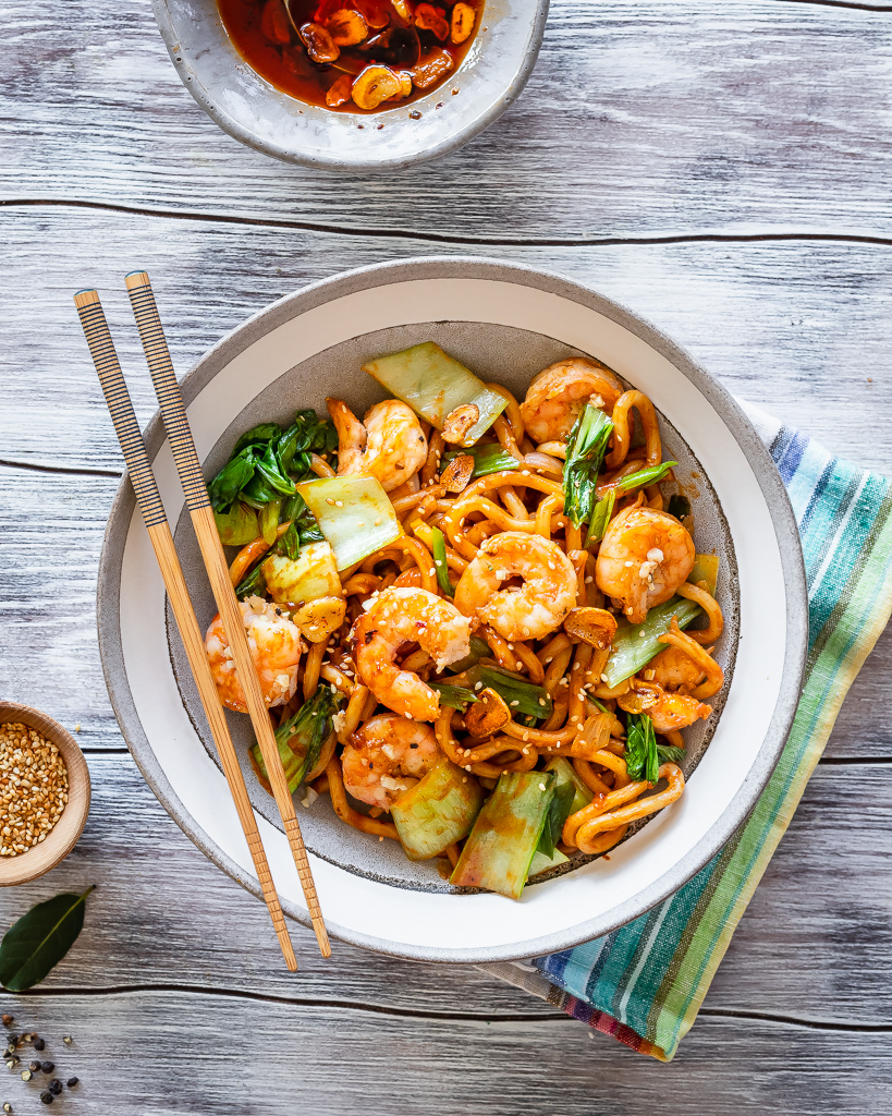Prawn Noodles Schezwan